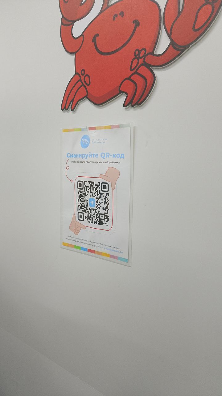 QR код дневник пловца