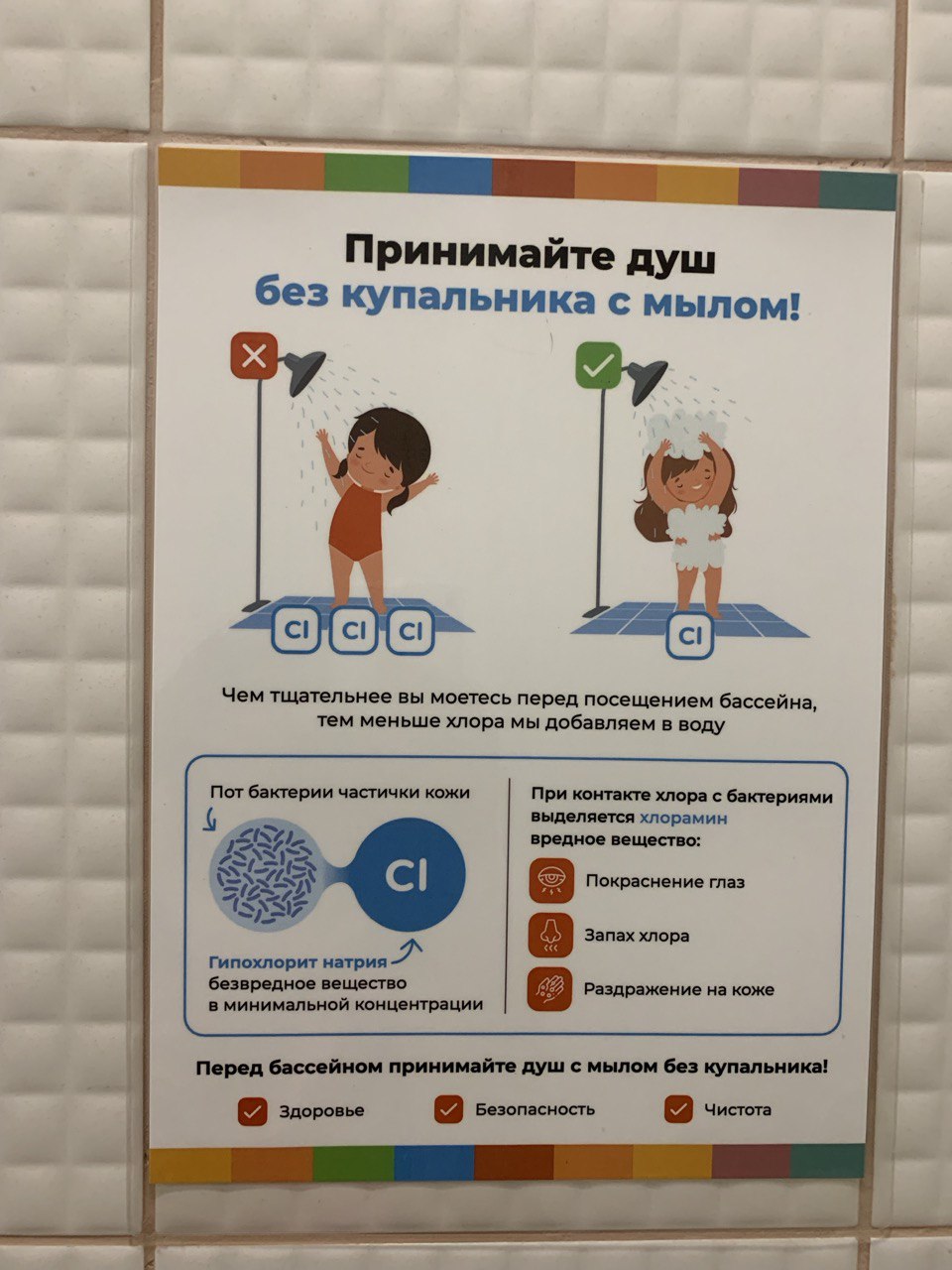 Эталон Правила приема душа